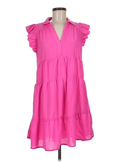 Pre-owned Umgee Casual Dress In Pink