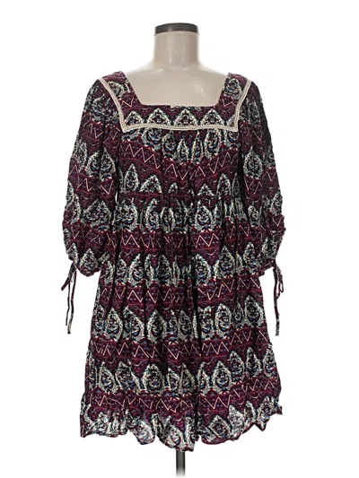 Pre-owned Umgee Casual Dress In Purple