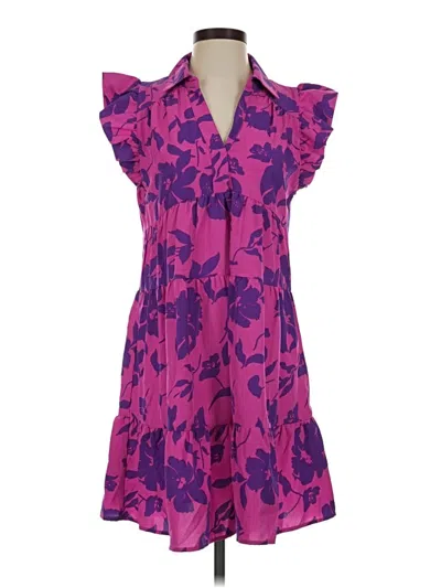 Pre-owned Umgee Casual Dress In Purple