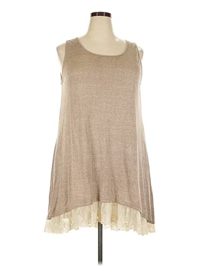 Pre-owned Umgee Casual Dress In Tan