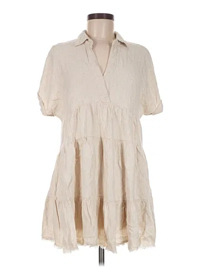 Pre-owned Umgee Casual Dress In Tan