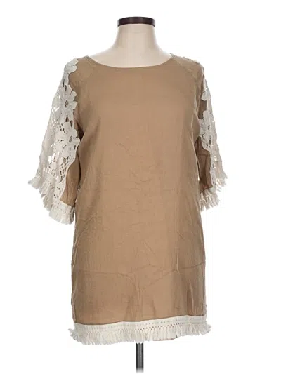 Pre-owned Umgee Casual Dress In Tan