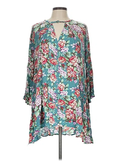 Pre-owned Umgee Casual Dress In Teal