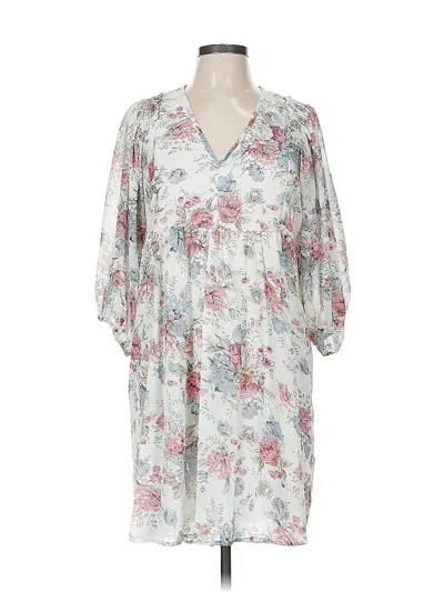 Pre-owned Umgee Casual Dress In White