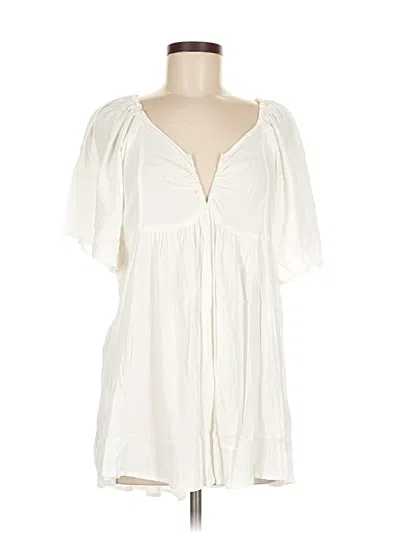 Pre-owned Umgee Casual Dress In White