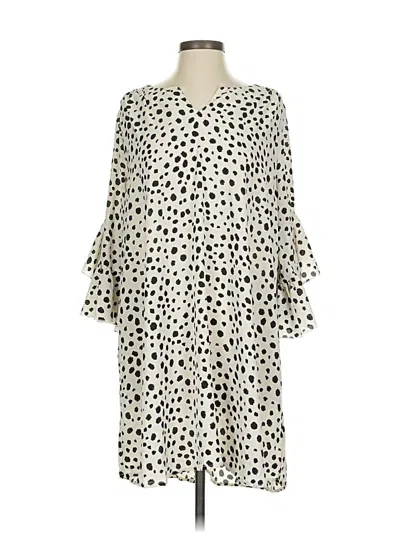 Pre-owned Umgee Casual Dress In White