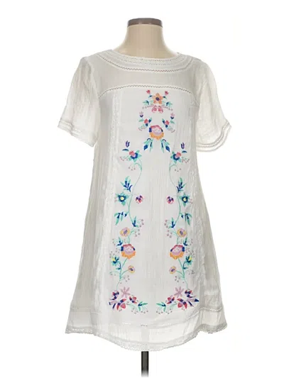 Pre-owned Umgee Casual Dress In White