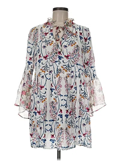 Pre-owned Umgee Casual Dress In White