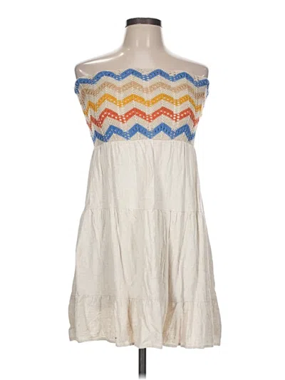 Pre-owned Umgee Casual Dress In White