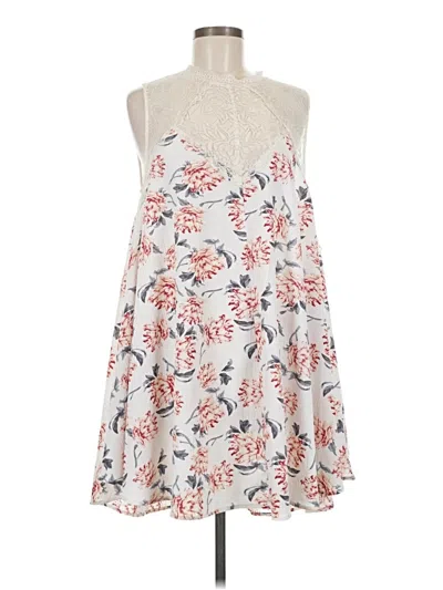 Pre-owned Umgee Casual Dress In White