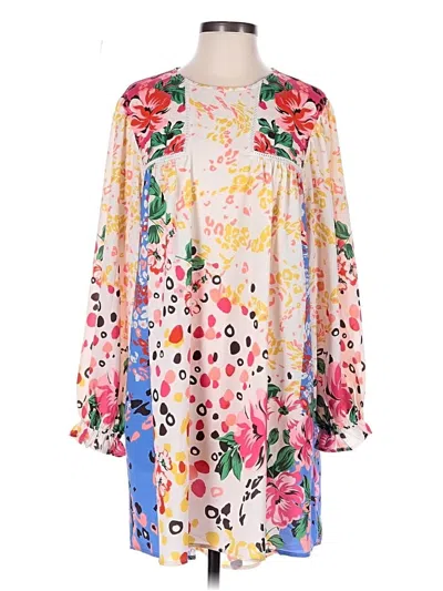 Pre-owned Umgee Casual Dress In White