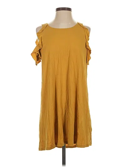 Pre-owned Umgee Casual Dress In Yellow