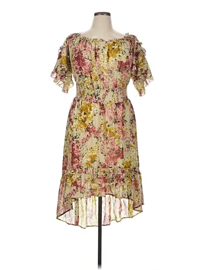 Pre-owned Umgee Casual Dress In Yellow