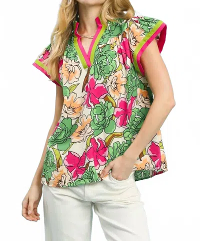 Umgee Cayla Top In Green