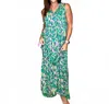 Umgee Cedar Point Maxi Dress In Green In Green