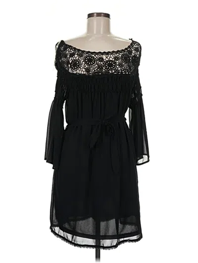 Pre-owned Umgee Cocktail Dress In Black