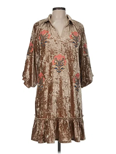 Pre-owned Umgee Cocktail Dress In Brown