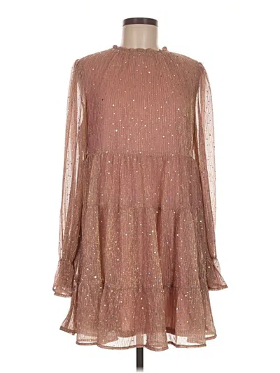 Pre-owned Umgee Cocktail Dress In Brown
