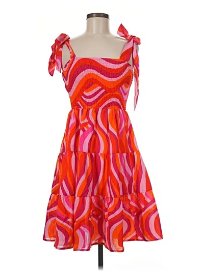 Pre-owned Umgee Cocktail Dress In Orange