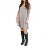 Umgee D-easy Breezy Dress In Coco In Gray