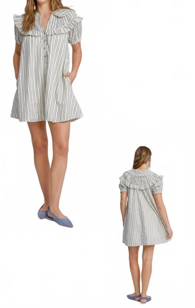 Umgee Dress In Navy In Blue