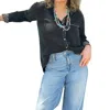 Umgee Emery Blouse In Black In Black
