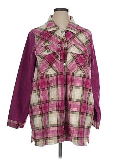 Pre-owned Umgee Fleece Jacket In Purple