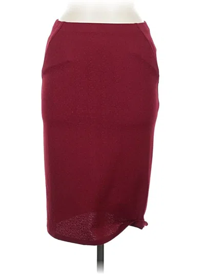 Pre-owned Umgee Formal Skirt In Burgundy