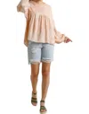 Umgee Found Out About You Blouse In Soft Clay In Multi