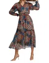 Umgee From A Distance Dress In Teal In Blue