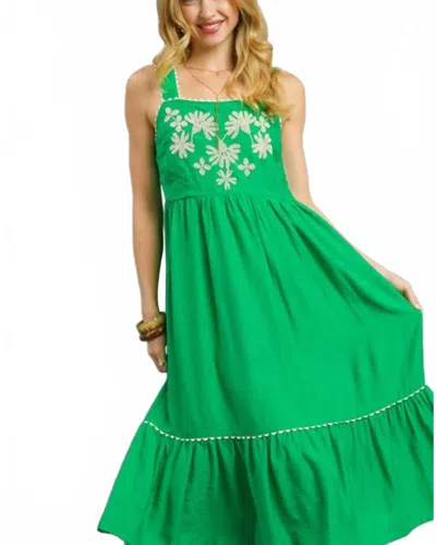 Umgee Future Is Bright Dress In Kelly Green