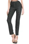 Umgee High Waist Denim Pants With Ripped Details In Black In Green