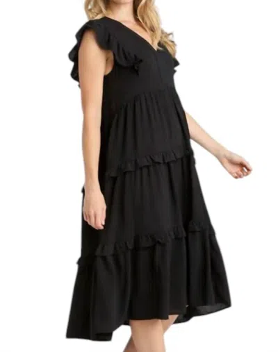 Umgee Just A Fool To Believe Dress In Black