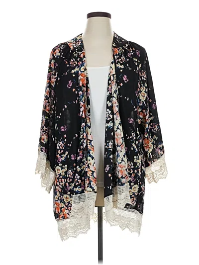 Pre-owned Umgee Kimono In Black