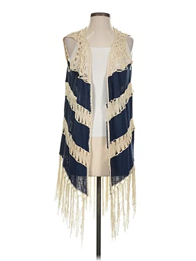 Pre-owned Umgee Kimono In Blue