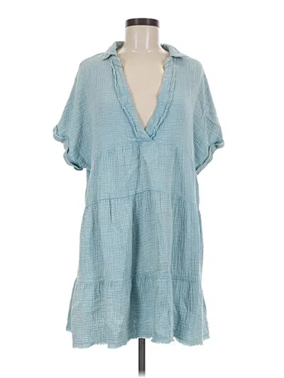 Pre-owned Umgee Kimono In Blue