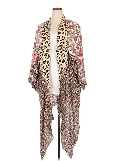 Pre-owned Umgee Kimono In Brown