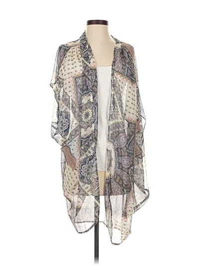 Pre-owned Umgee Kimono In Gray