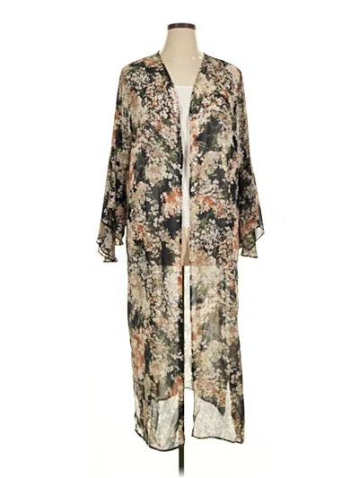 Pre-owned Umgee Kimono In Ivory