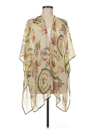 Pre-owned Umgee Kimono In Ivory