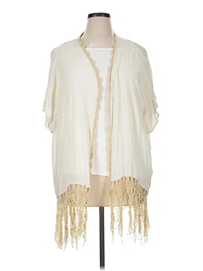 Pre-owned Umgee Kimono In Ivory