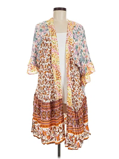 Pre-owned Umgee Kimono In Orange