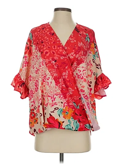 Pre-owned Umgee Kimono In Red