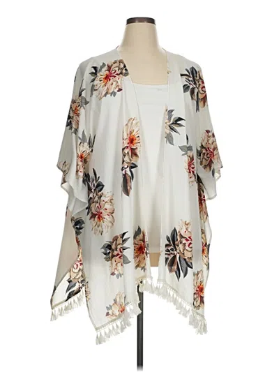 Pre-owned Umgee Kimono In White