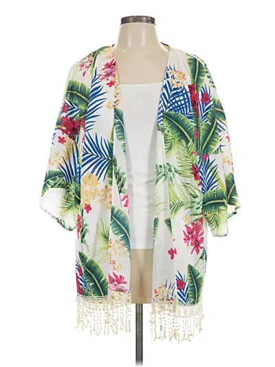 Pre-owned Umgee Kimono In White