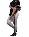 Umgee Leopard Pants In White In White
