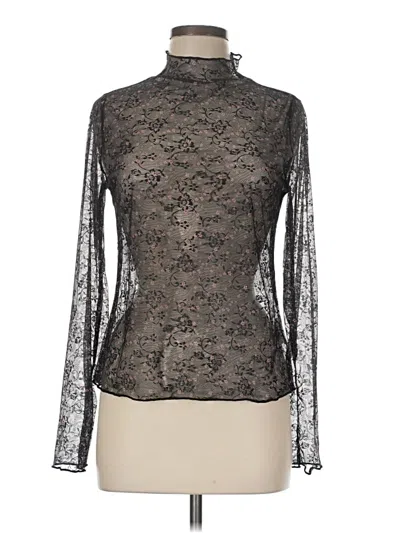 Pre-owned Umgee Long Sleeve Blouse In Gray