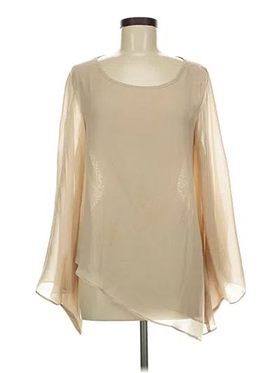 Pre-owned Umgee Long Sleeve Blouse In Ivory