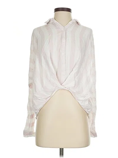 Pre-owned Umgee Long Sleeve Blouse In Pink