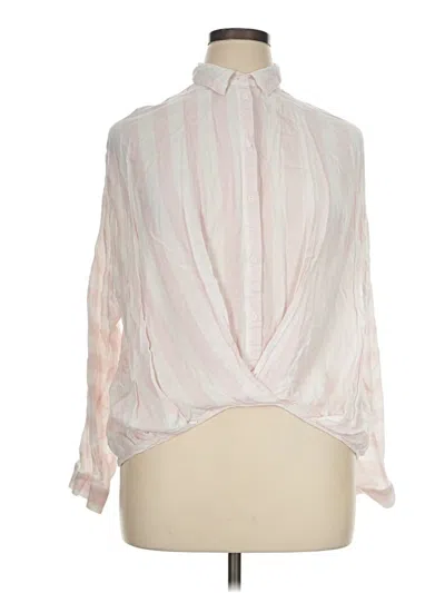 Pre-owned Umgee Long Sleeve Blouse In Pink